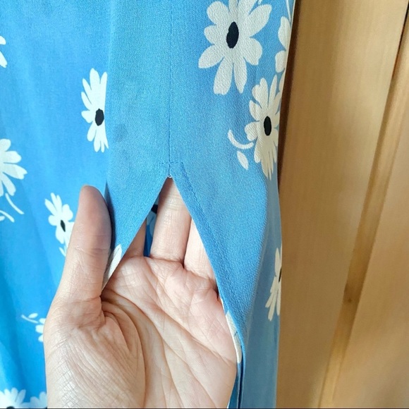 Reformation juliette midi dress blue florals - Picture 8 of 11